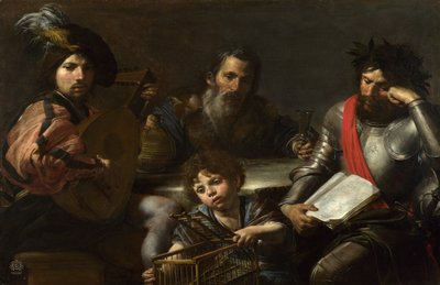Las cuatro edades del Hombre de Valentin de Boulogne
